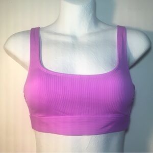 Stoney Clover Lane x Target Purple Ribbed Tank Bikini Top M Medium NWT New